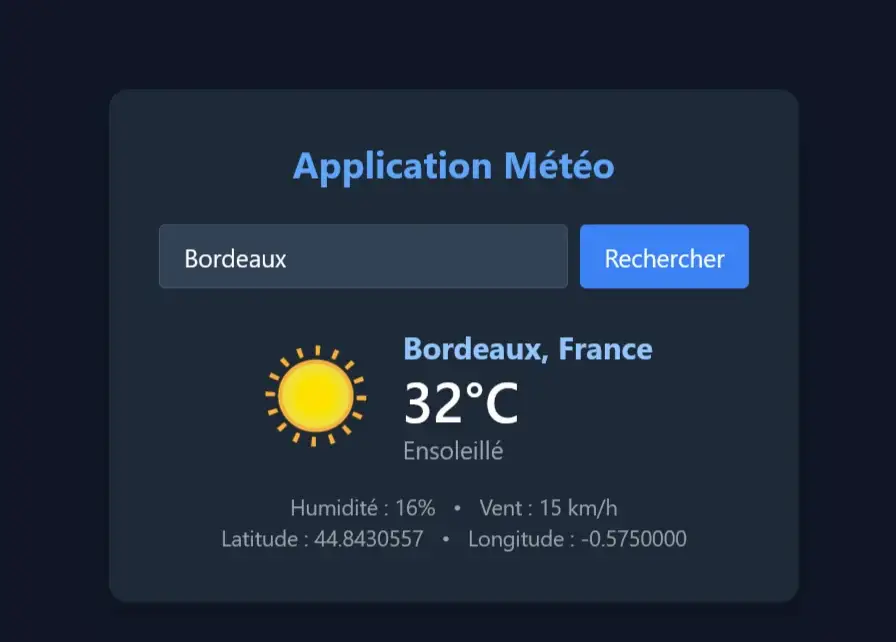 App météo